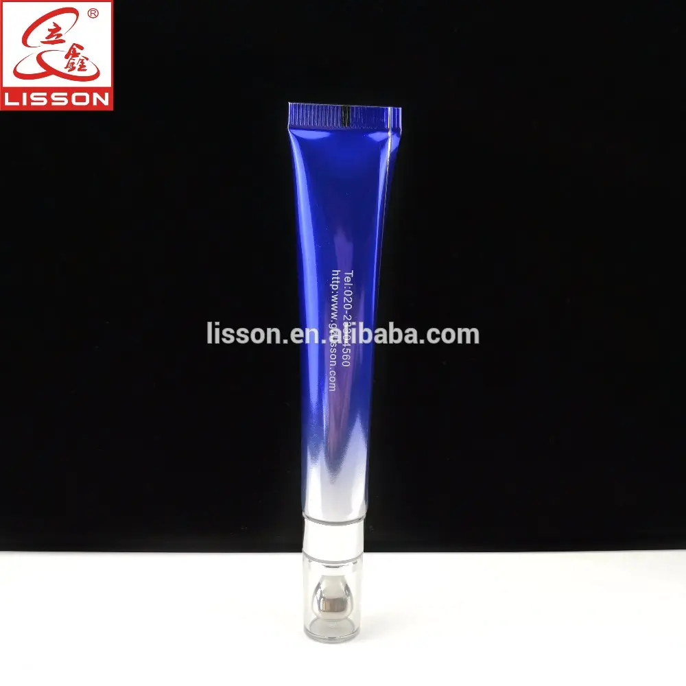 20ml Plastic Cosmetic Tube For Eye Cream And Lipstick Tube With Zinc Alloy Applicator