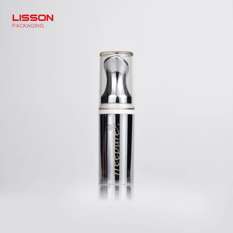 Luxury customized vibration eye cream tube packaging with laser printed logo on applicator