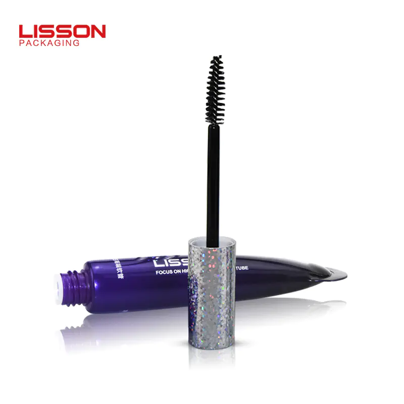 D19 wholesale plastic function empty makeup mascara tube with eyelash brush