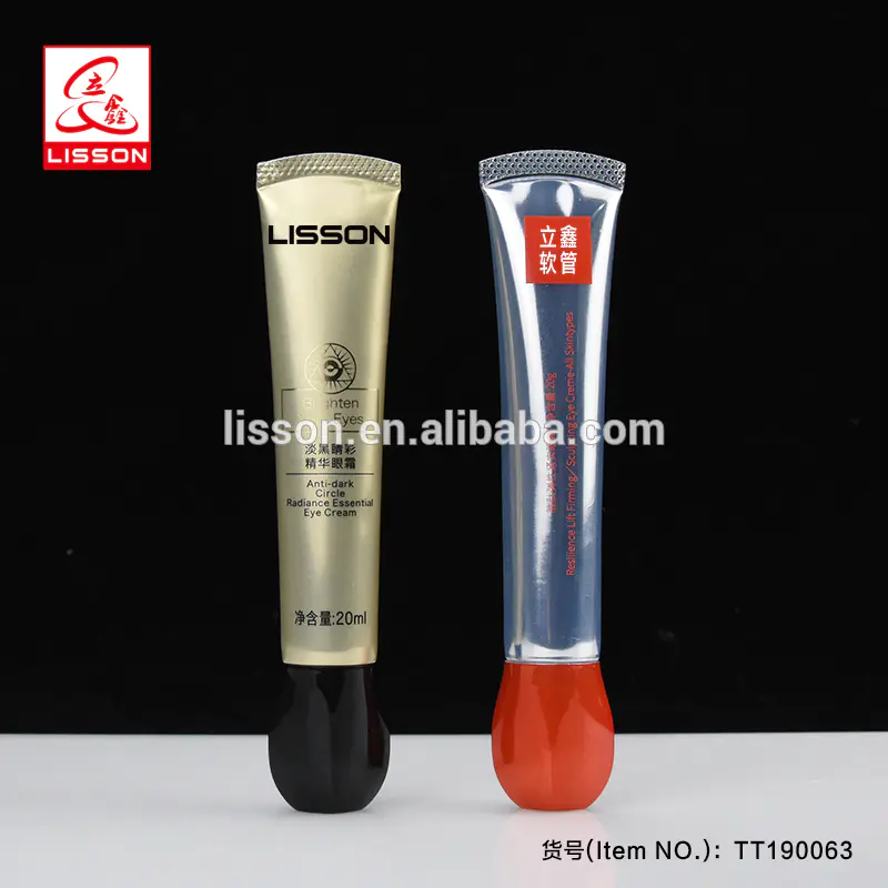 New Design 20ml Al Coating High Glossy Tube Long Nozzle Eye Cream Container