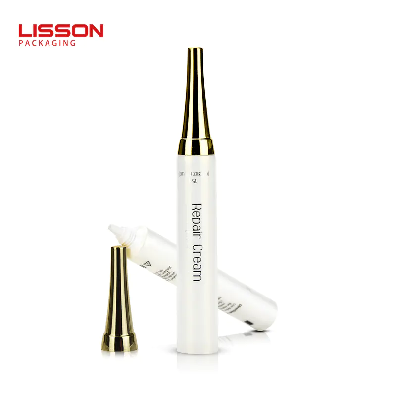 10ml eye cream Tube Plastic Container Manufacturers nozzle Cosmetic Tube Packaging With Screw Cap