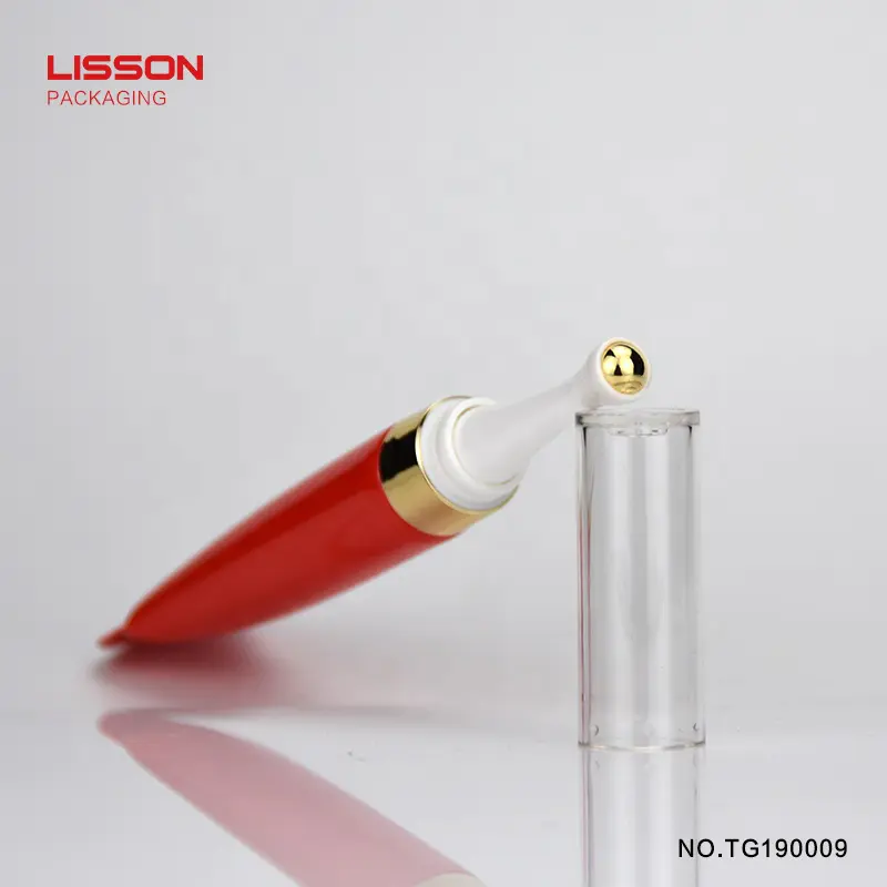 20ml eye massage tube with roll on ball squeeze tube packaging