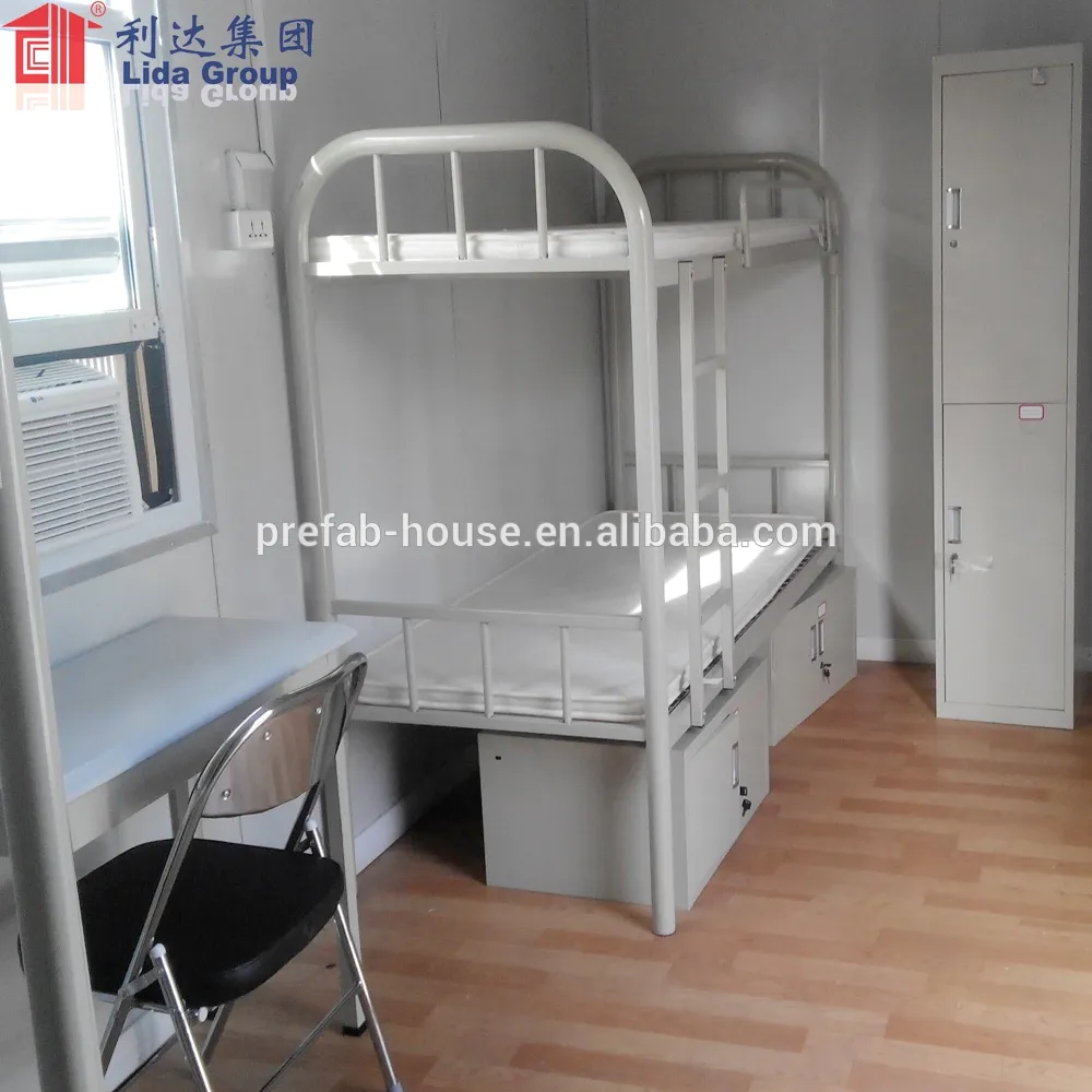 prefab house luxury single floor double floor worker camp