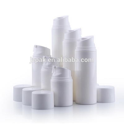 High level round airless bottle white airless bottle 30ml airless bottle