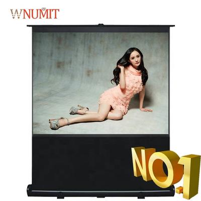 80 Inch Simple Portable Projection Screen Manual Floor Up Projector Screen
