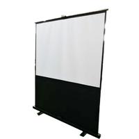 70 Inch 16:9 Pull Up Floor Standing Portable Projector Screen Pull Down