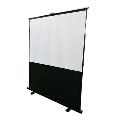 70 Inch 16:9 Pull Up Floor Standing Portable Projector Screen Pull Down