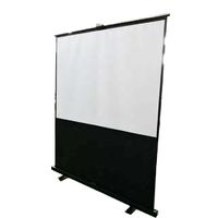 80 Inch 4:3 Portable Floor Projector Screen With Single Support
