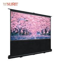 Manual Floor Up Projector Screen 120 Inch Portable Outdoor Projection Screen