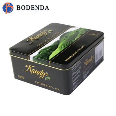 Factory direct sale hair extension and cosmetic color tin box packaging