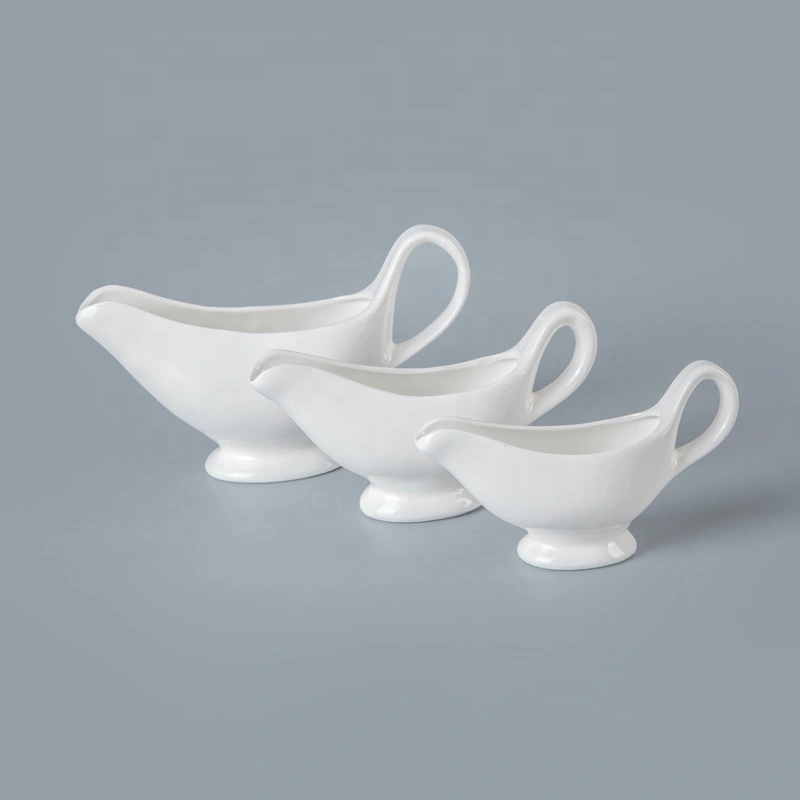 Wholesale Tableware For Restaurant 3 Oz Sauce Boat, Hotel Tableware Supplierd Gravy Boat^