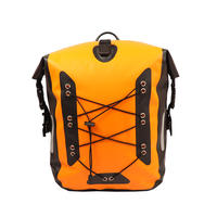 Waterproof bicycle seat bag PVC tarpaulin outdoor travel backpack