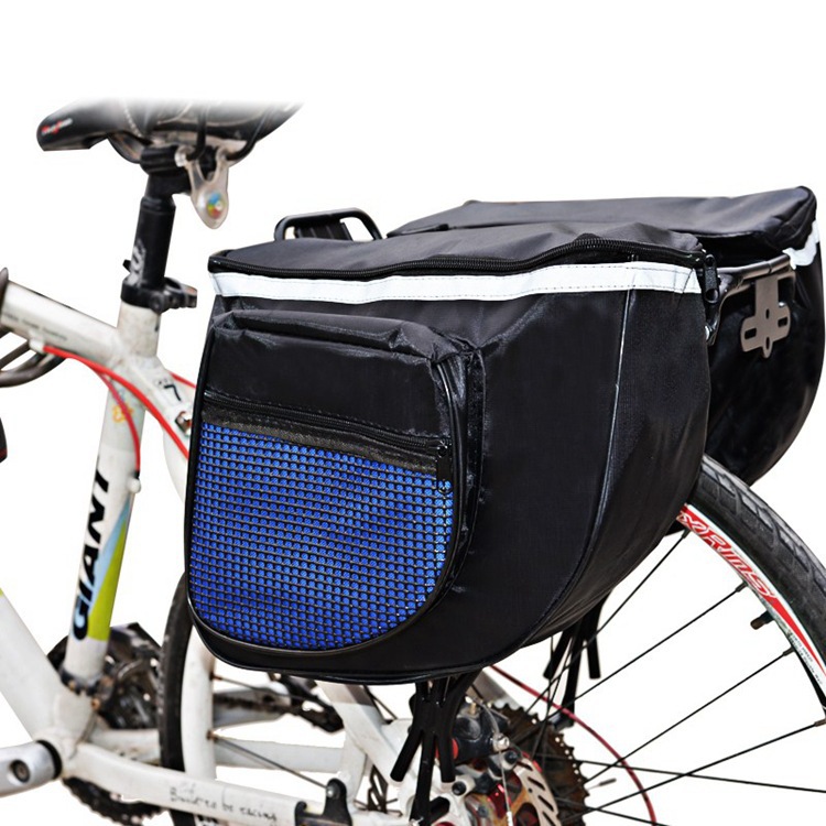 Cycling Bicycle Bike Double Side Panniers Rear Rack Tail Seat Trunk Bag