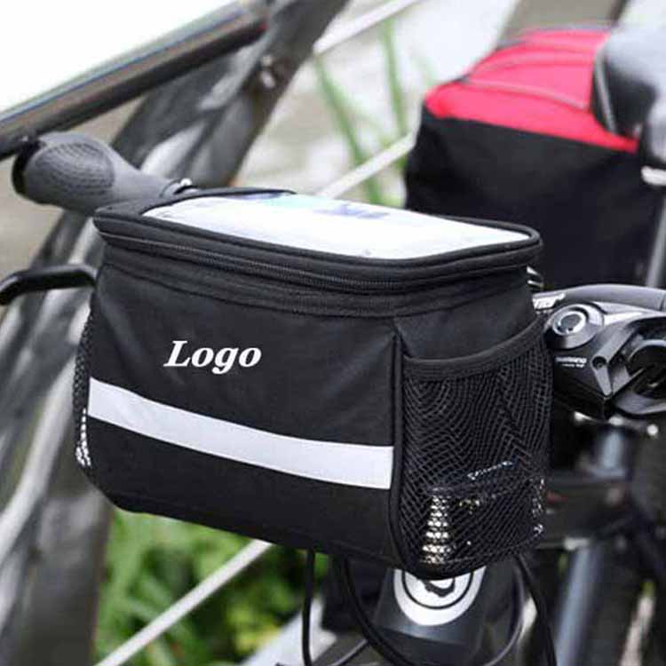 Bicycle Cycling Handlebar Bag withReflective Stripe Outdoor Bike Pack Accessories