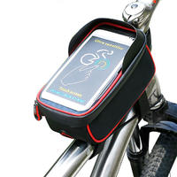 Waterproof Bike Top Tube Pannier Bag, Wholesale Bicycle Front Frame Bag with Touch Screen Phone Case