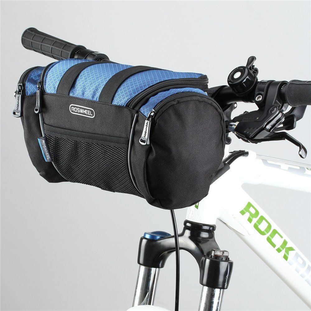 Bike Cycling Pannier Front Basket Handlebar Package Quick Release Bicycle Bag
