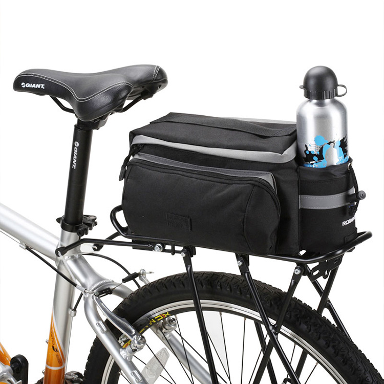 Bicycle Carrier Bag 13L Bike Luggage Back Seat Pannier Outdoor Cycling Storage