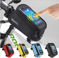 Bicycle Frame Bag Double Pouch for Cellphone cycling bag