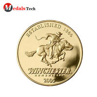 Cheap custom challenge 24k gold made metal dollar coin