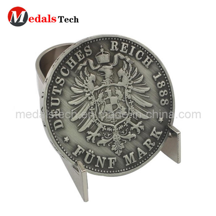 Custom new style engraved silver metal rare coins for souvenir