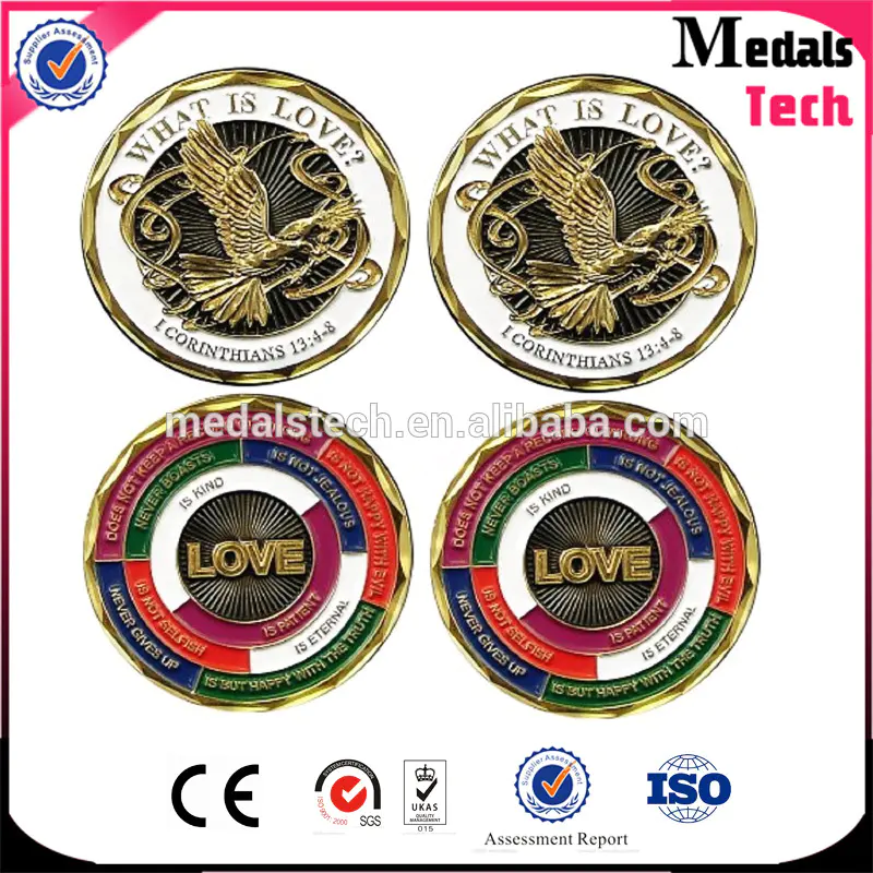 Free samples sales antique gold metal replica coins