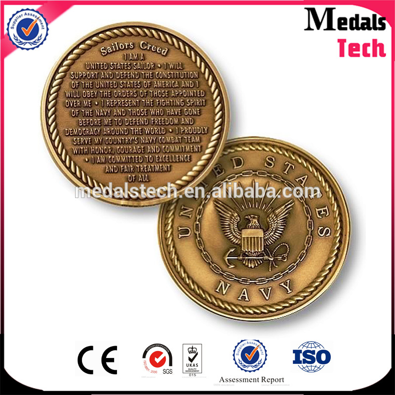 Free samples sales antique gold metal replica coins