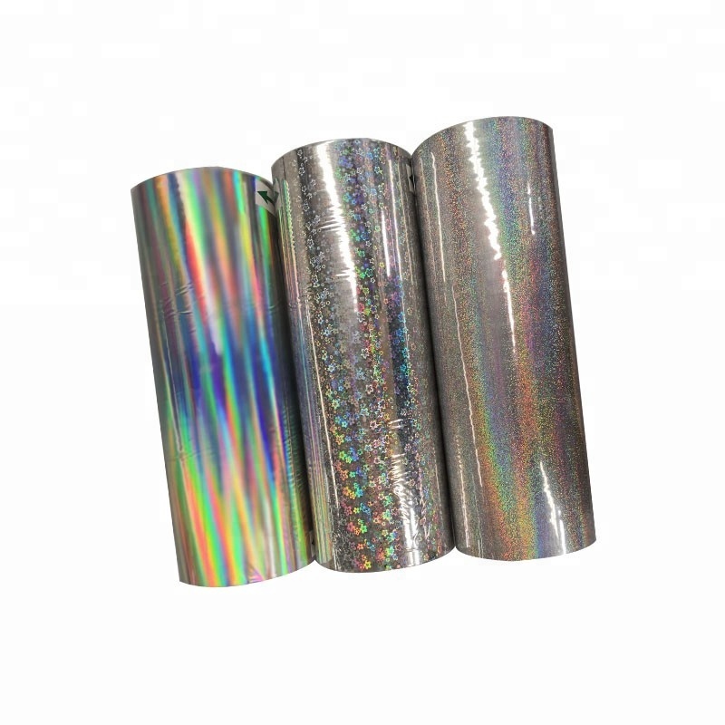 Thermal holographic lamination filmTransparent /metalized holographic bopp film