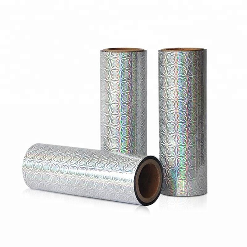 Different PatternBOPP Holographic Metallized and Transparent Lamination Film for Paper Board