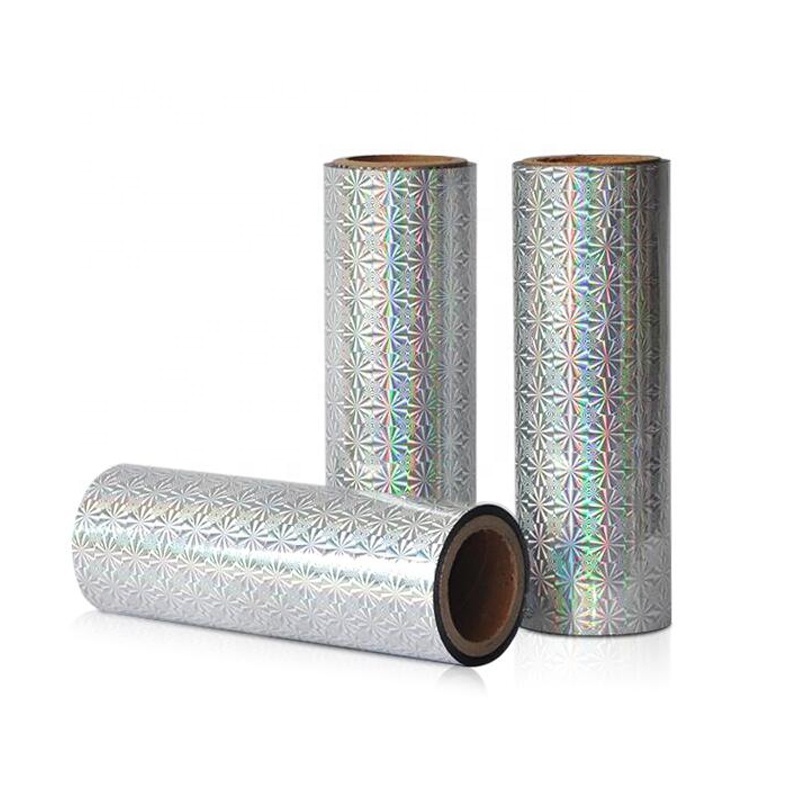 Metalized laminate holographic film BOPP Thermal Lamination Film for plastic gift box packing