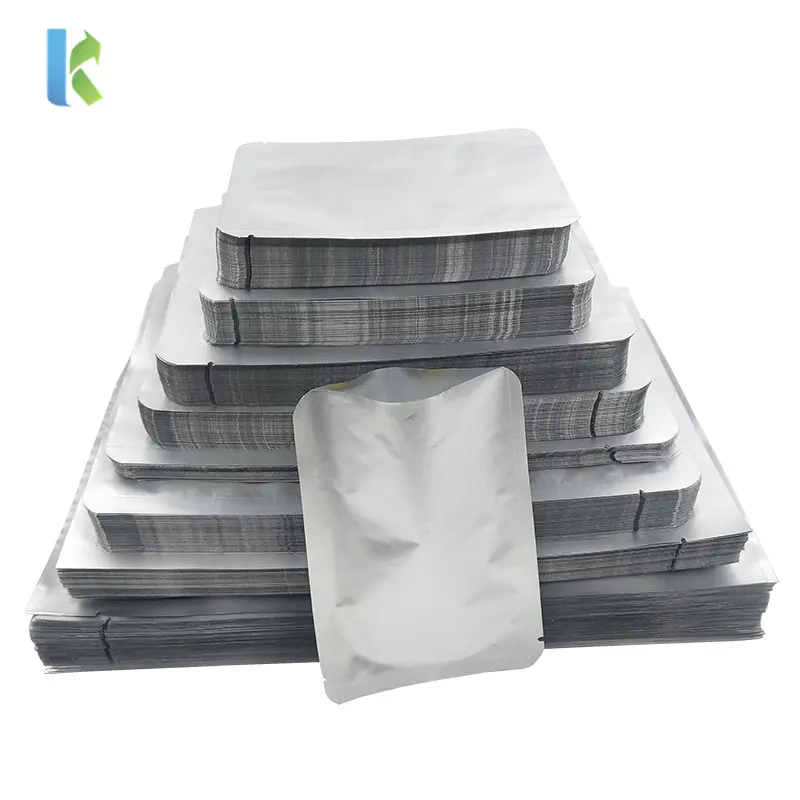 3 Sides Sealed Aluminum Foil High Temperature Cooking Bag High Barrier Retort Pouch Vacuum Bags