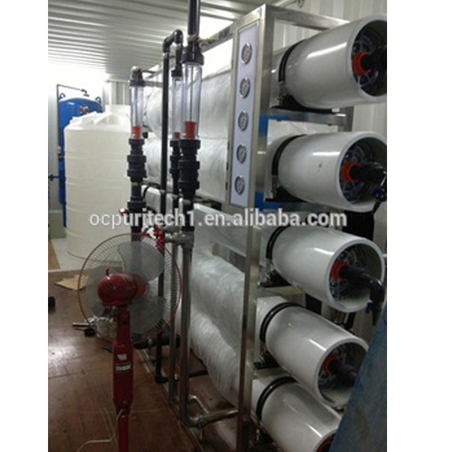 containerized water treatment plant for drinking water plant