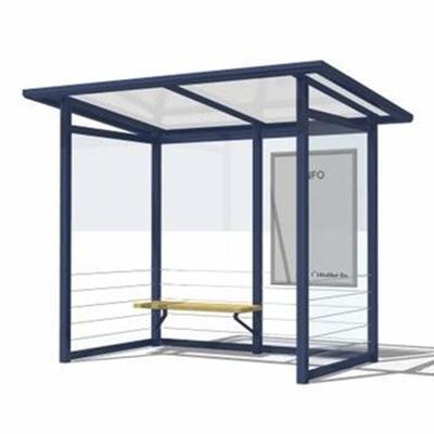 Outdoor advertising bus station customized bus shelter manufacturers