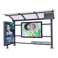 Wholesale outdoor bus stop shelter for advertisement use