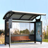 Promotion customized design advertising bus stop