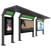 School Bus Stop shelter materials prefab with light