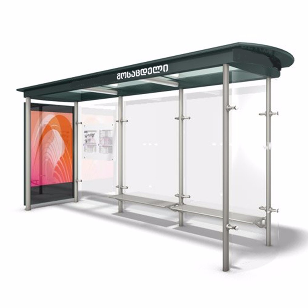 Customized high quality bus stop shelters for sale