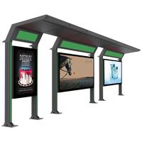 Street furniture bus stop stainless bus shelter bus station
