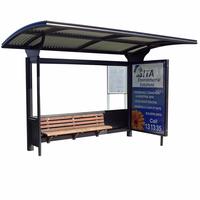 2020 new arrival bus stop station waiting shed with chairs