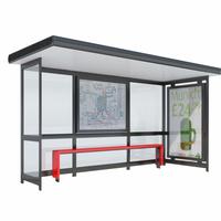 Bus Stop Shelter Stand Design For Advertising