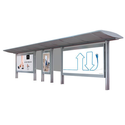 Advertising equipment bus shelter for sale metal bus shelter