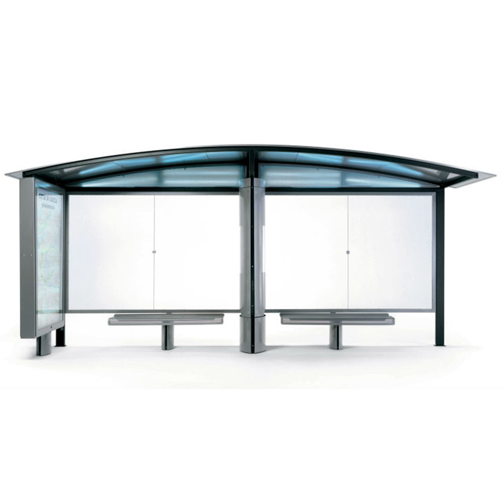 Cheap price outdoor city street bus shelter
