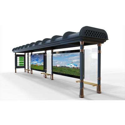 Customized New Design Bus Shelter Manufacturer Bus Stop for Sale