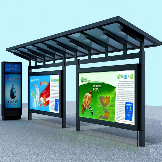 Stainless Steel Bus Shelter High Quality Bus Stop Shelters for Sale