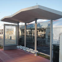 Good factory price bus stop station with waiting chairs