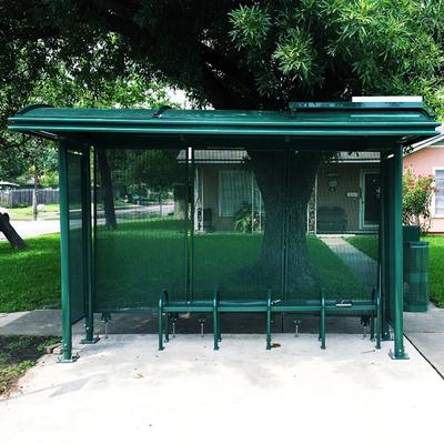Stainless Steel Metal Bus Stop Shelter Design