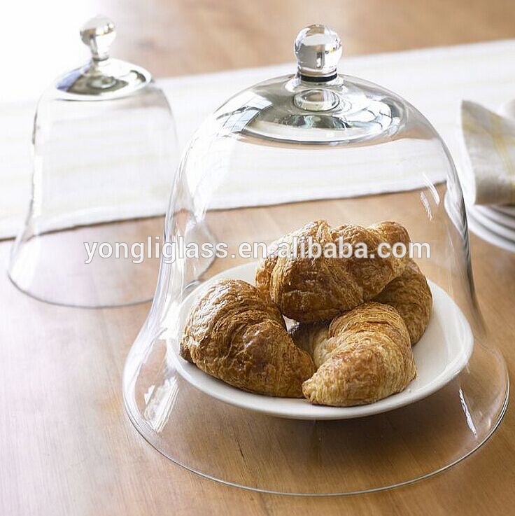 Wholesale handmade glass dome for food cover, high quality glass cover for home decor Wedding Decoration & Gift