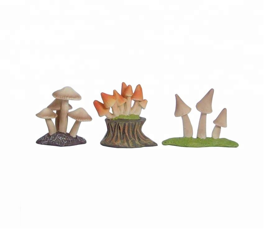 Handmade Making custom artificial mushroom models garden plant resin craft