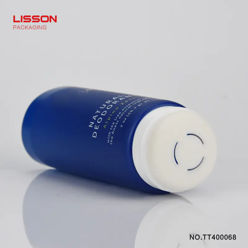 D40 customized empty 75ml squeeze plastic deodorant tubes packaging