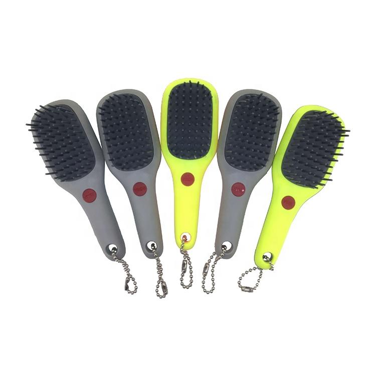 Custom logo professional salon plastic hair brush set