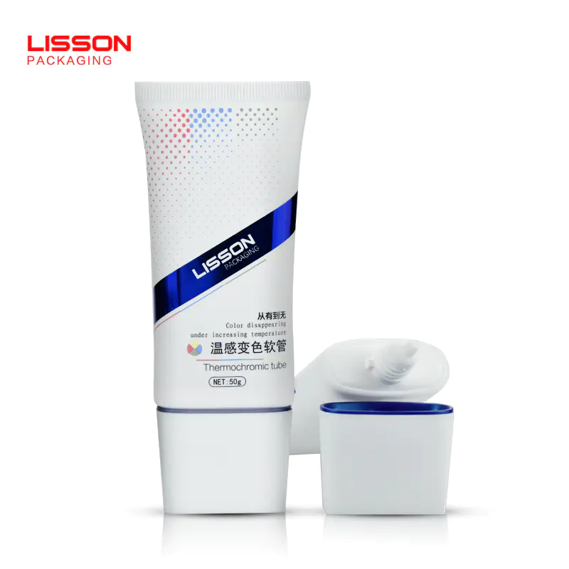 50ml empty custom sunscreenprotection cream tubes packaging for BB cream